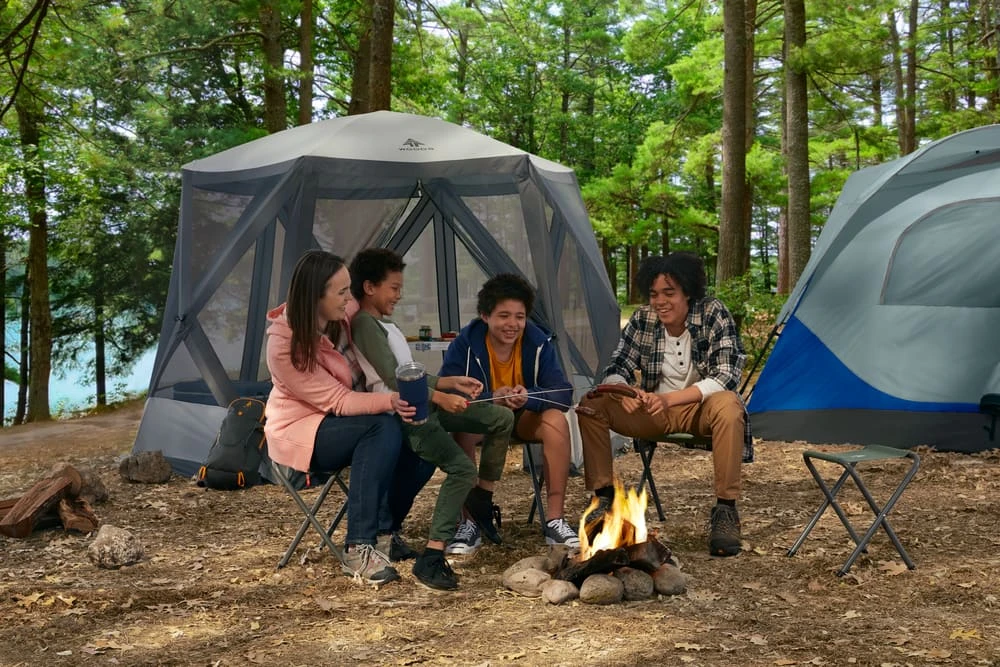 Woods Ridgeline Daypack, 2-Compartment Backpack For Hiking/Camping/Travel, Assorted, 28-L - Image 13