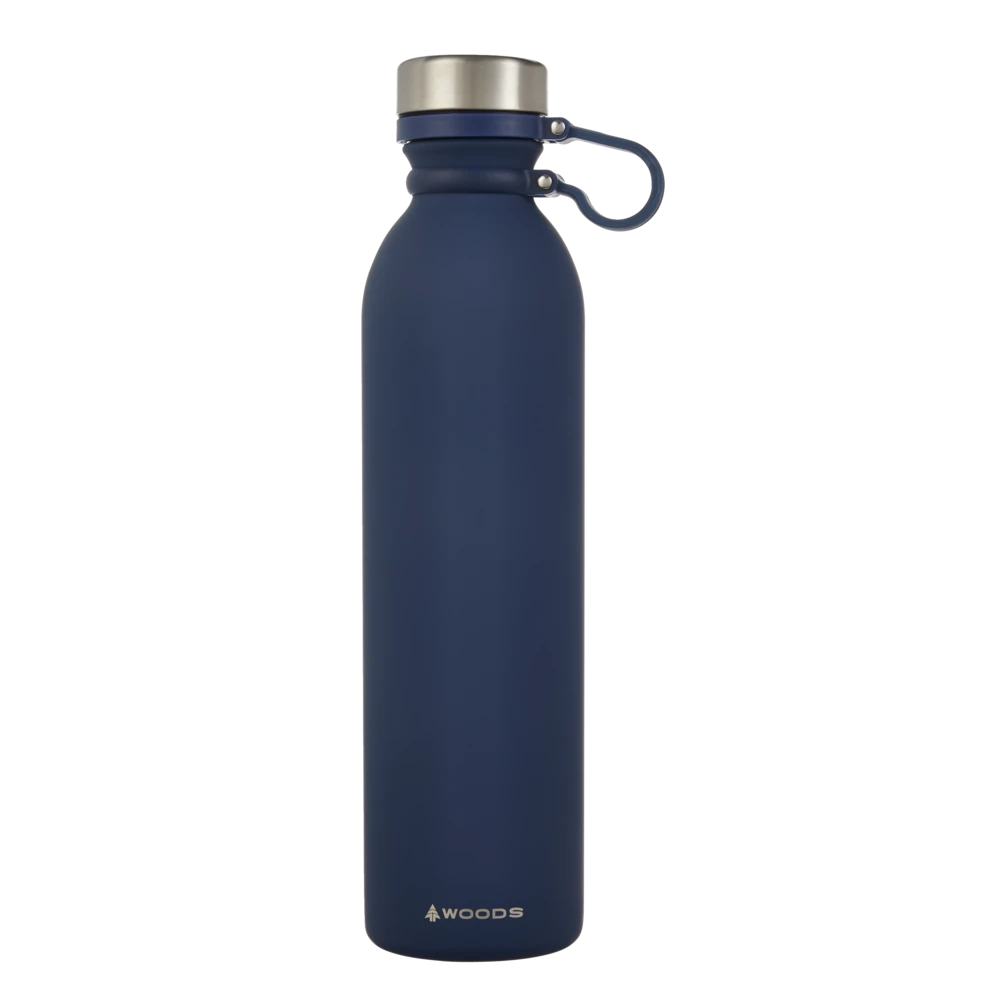 Woods™ Stainless Steel Insulated Rubberized Water Bottle, Assorted Colours, 1L - Image 4