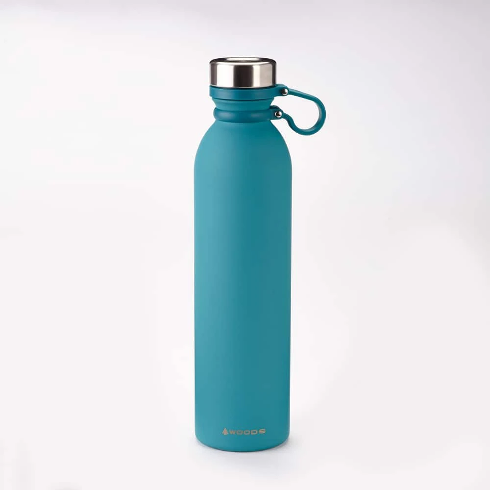 Woods™ Stainless Steel Insulated Rubberized Water Bottle, Assorted Colours, 1L - Image 5