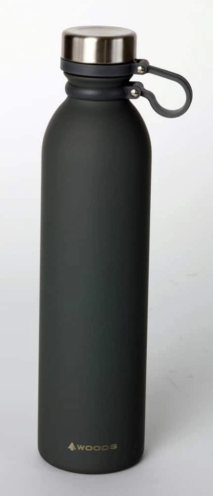 Woods™ Stainless Steel Insulated Rubberized Water Bottle, Assorted Colours, 1L - Image 6