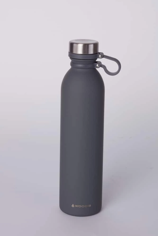 Woods™ Stainless Steel Insulated Rubberized Water Bottle, Assorted Colours, 1L - Image 8