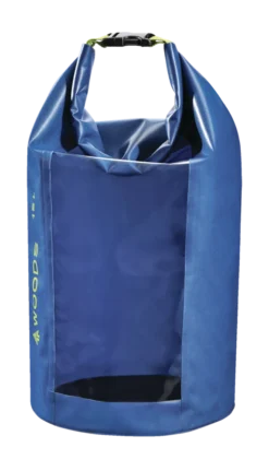 Woods Heavy Duty Waterproof Dry Bag W/ Window For Camping, Hiking & Water Sports, 15-L, Blue