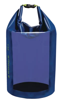 Woods Heavy Duty Waterproof Dry Bag W/ Window For Camping, Hiking & Water Sports, 25-L, Blue