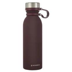 Woods⢠Stainless Steel Insulated Rubberized Water Bottle, Assorted Colours, 600mL
