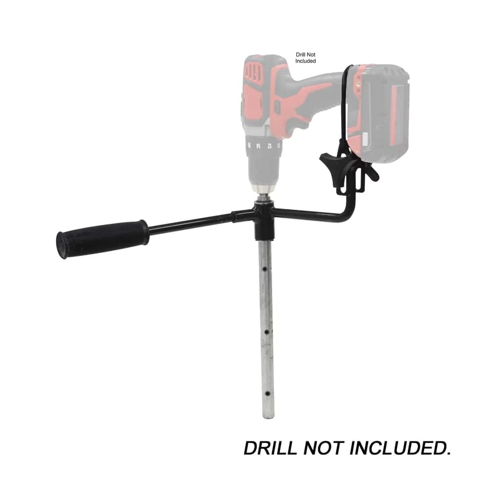 Woods™ Ice Fishing E-Drill Auger Combo, 8-in - Image 9