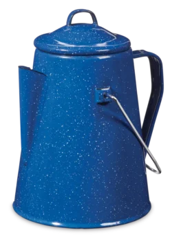 Woods™ Founder Enamel Camping Coffee Percolator, 9-Cups