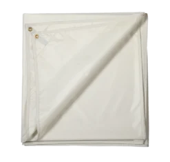 Woods Lightweight Waterproof Family Camping Tarp W/ Metal Grommets & Storage Bag, 4m X 3m