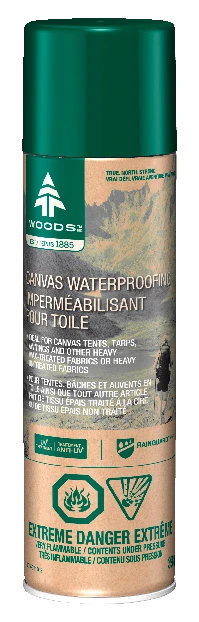 Woods Canvas Waterproofing Spray For Camping Tents, Tarps & Outdoor Gear, 398-g