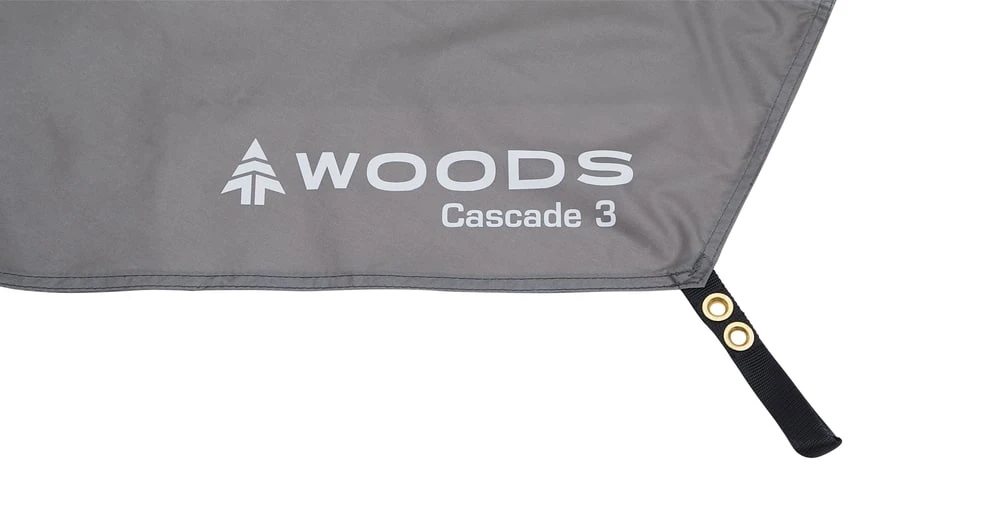 Woods Cascade 3-Person Waterproof Camping Tent Footprint/Ground Cloth Sheet W/ Stuff Sack - Image 5
