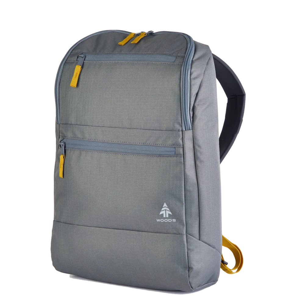 Woods Commuter Daypack, Recycled Compact Laptop Backpack For Travel/Work/School, Assorted, 18-L - Image 5