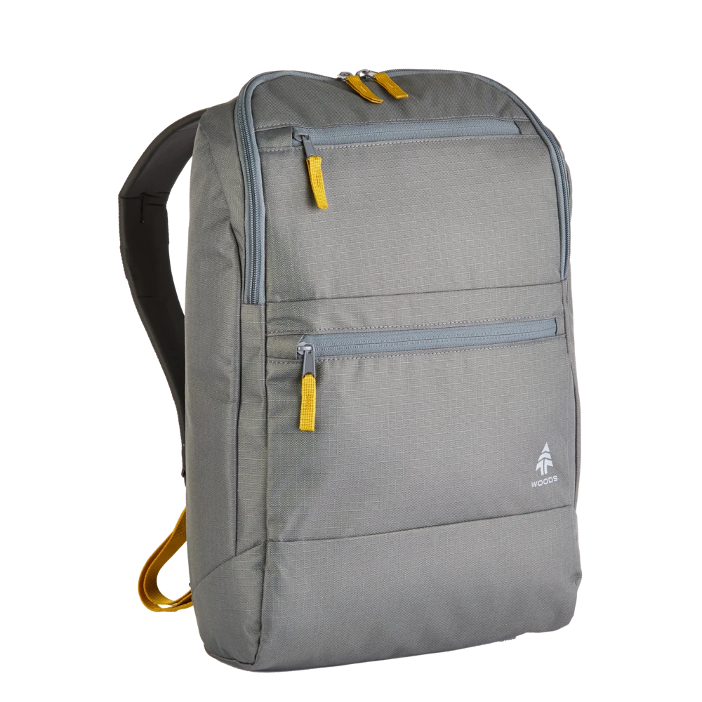 Woods Commuter Daypack, Recycled Compact Laptop Backpack For Travel/Work/School, Assorted, 18-L - Image 6