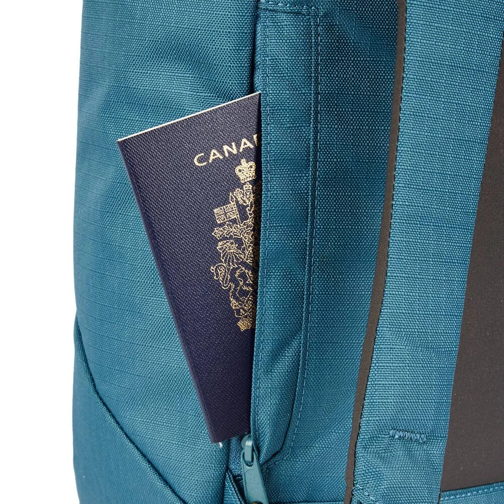 Woods Commuter Daypack, Recycled Compact Laptop Backpack For Travel/Work/School, Assorted, 25-L - Image 12