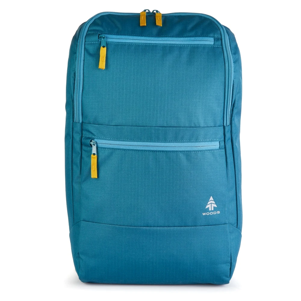 Woods Commuter Daypack, Recycled Compact Laptop Backpack For Travel/Work/School, Assorted, 25-L - Image 3