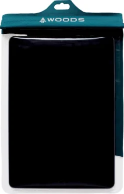 Woods Large Waterproof Tablet Dry Bag Pouch W/ Zip Seal & Velcro Roll Top Closure, Blue