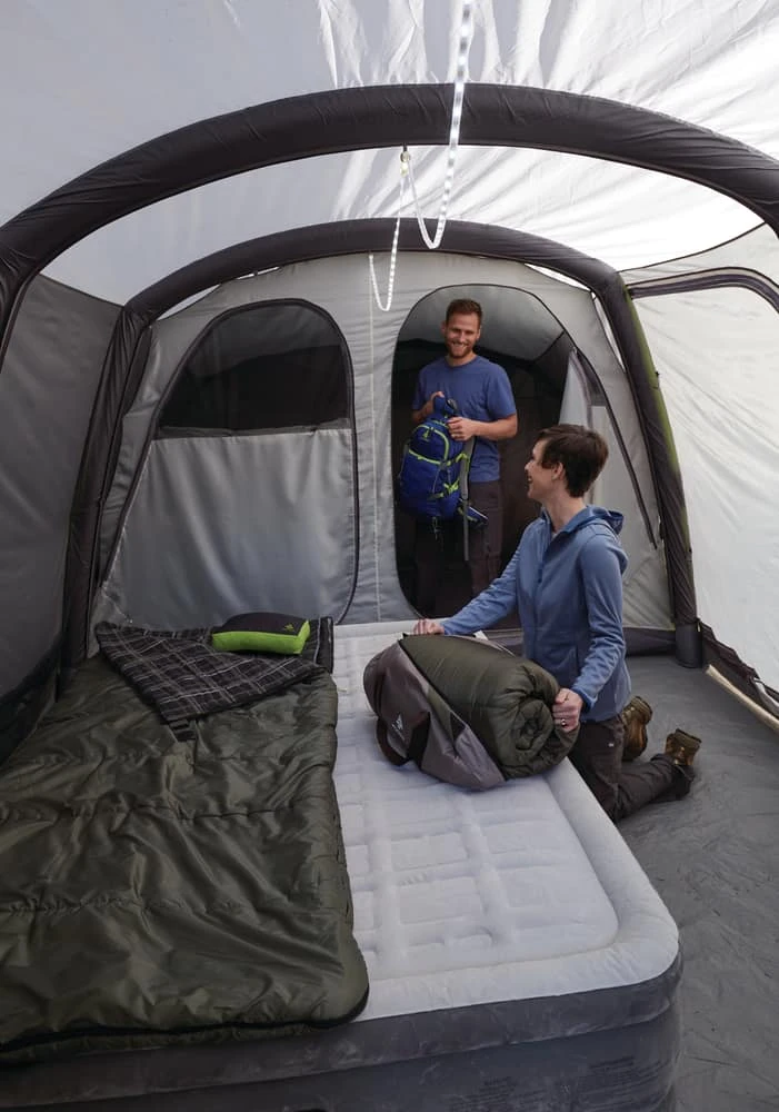 Woods Queen DreamTech Comfort Cell Double-High Inflatable Air Mattress/Airbed W/ Built-In 120V Pump - Image 8