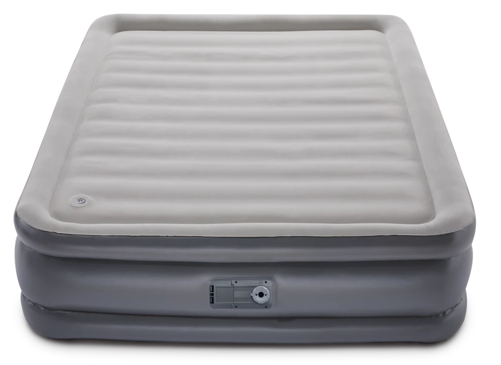 Woods Queen DreamTech Memory Foam Double-High Inflatable Air Mattress/Airbed W/ Built-In 120V Pump - Image 5