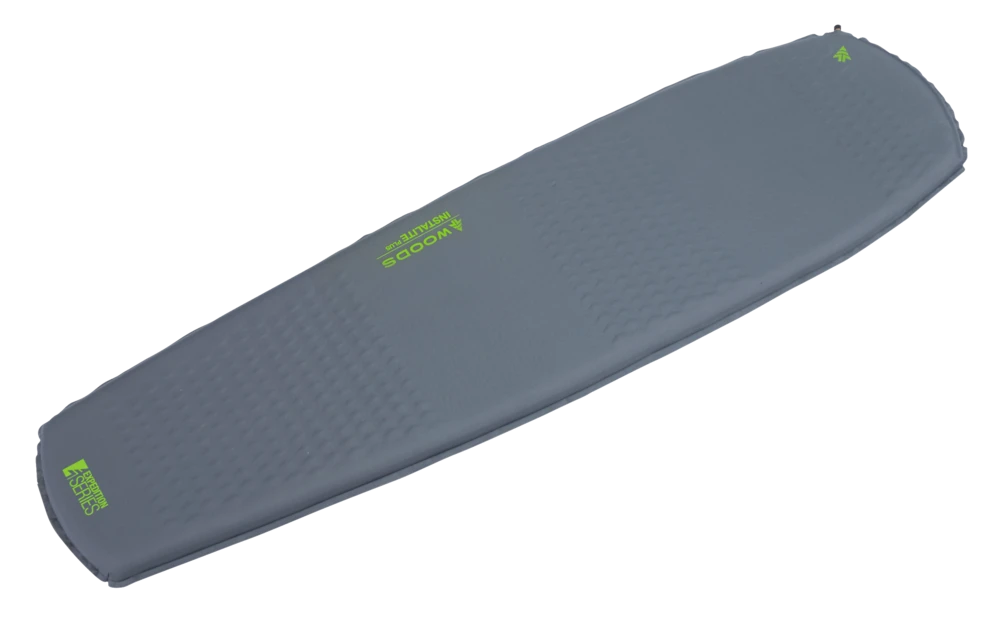 Woods Expedition Instalite Plus Single Self-Inflating Camping Sleeping Pad/Air Mat W/ Storage Bag, 2-In