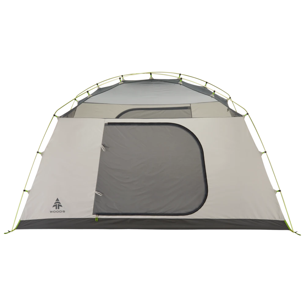 Woods Lookout 3-Season, 6-Person Camping Dome Tent W/ Vestibule, Rain Fly & Carry Bag - Image 9