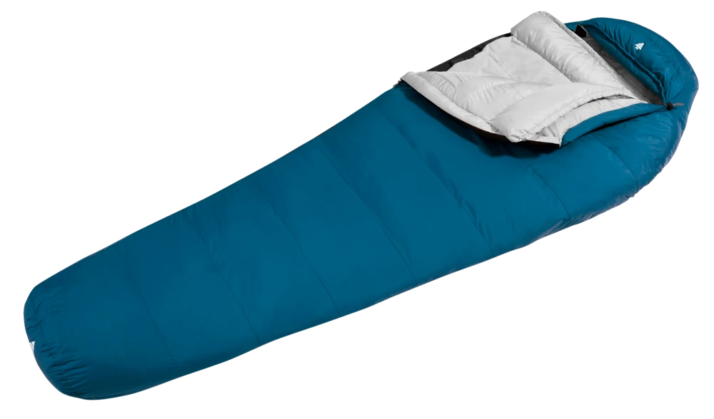 Woods Logan Insulated Cold Weather Mummy Sleeping Bag W/ Compression Sack, -7°C