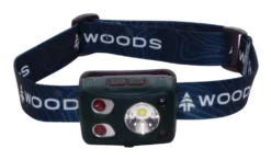 Woods™ Flair High Output LED Camping Headlamp,1200 MAh, 250 Lumen