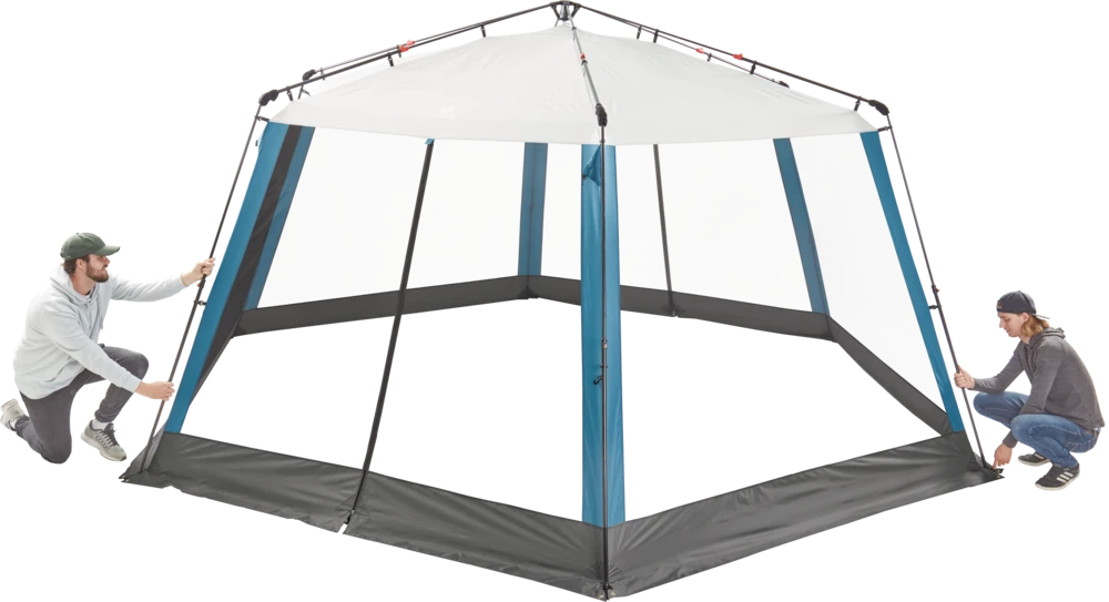 Woods Nook Instant 2-Door Screen House/Canopy Tent/Gazebo Camping Shelter, 17-ft X 15-ft - Image 4