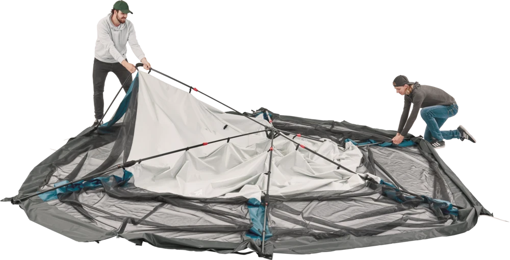 Woods Nook Instant 2-Door Screen House/Canopy Tent/Gazebo Camping Shelter, 17-ft X 15-ft - Image 3