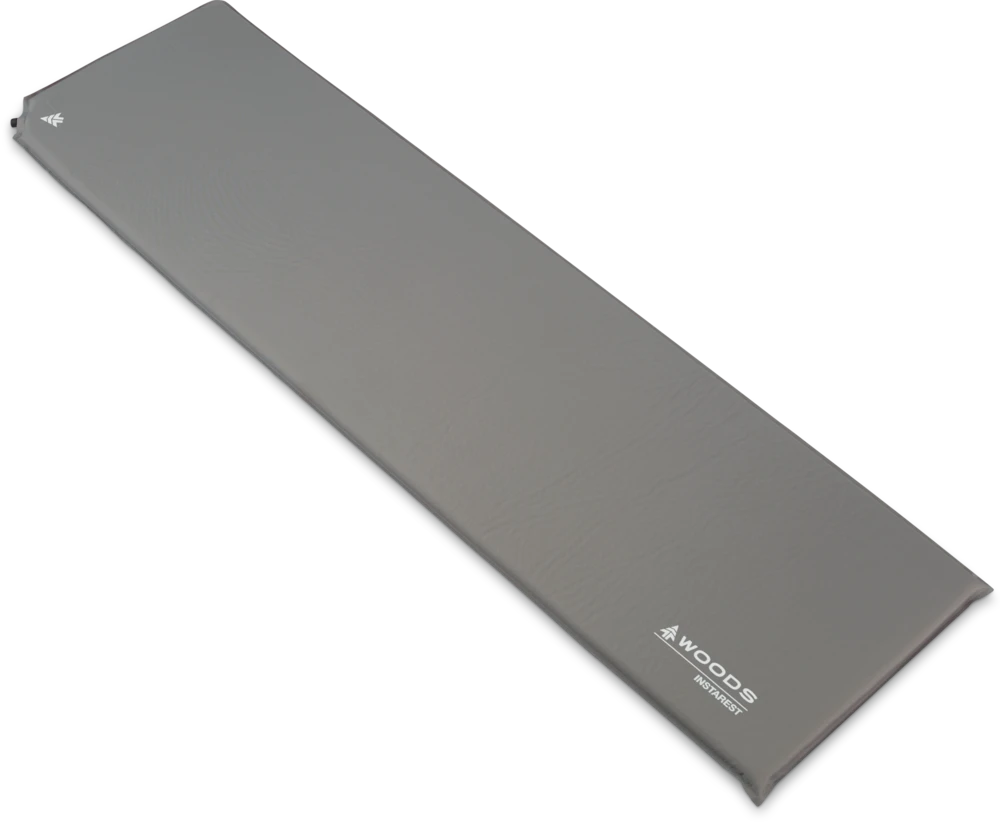 Woods Insta Rest Single Self-Inflating Camping Sleeping Pad/Air Mat W/ Storage Bag, 1-In