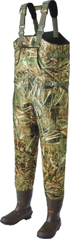 Woods Big Man Neoprene Bootfoot Chest Wader, Camo