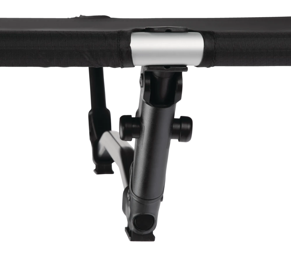 Woods Powerlite Portable Folding Low-Set Camping Cot Bed W/ Carry Case, Supports 300 Lbs, Grey - Image 6