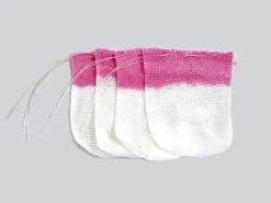 Woods™ Single Tie Standard Shape Universal Fit Lantern Mantles, Pink & White, 4-pk