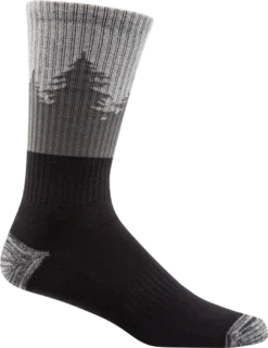 Woods™ Men's Hiking Socks, Black/Grey