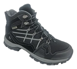 Woods™ Men's Mid-Cut Lightweight Waterproof Hiking Boots, Black/Grey