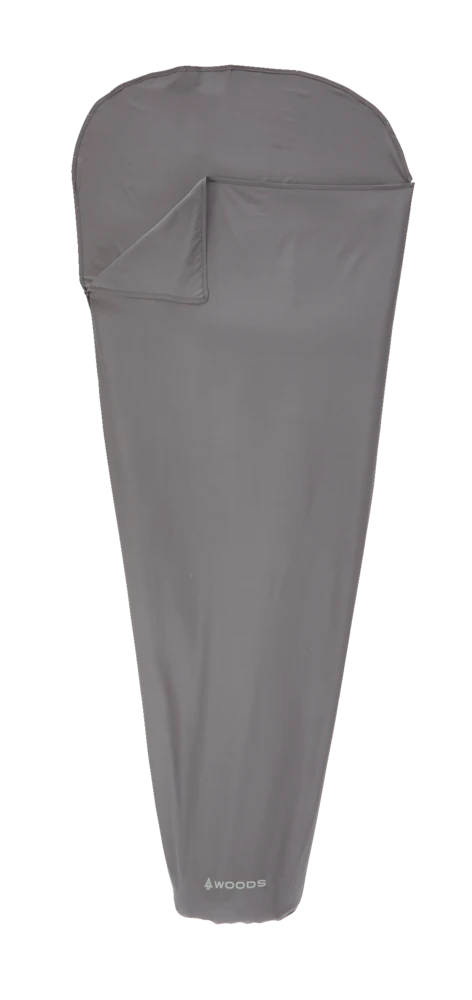 Woods 2-In-1 Compact Mummy Sleeping Bag Liner/Travel Hostel Sheet W/ Stuff Sack - Image 2