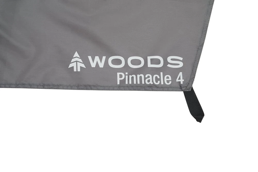 Woods Pinnacle 4-Person Waterproof Camping Tent Footprint/Ground Cloth Sheet W/ Stuff Sack - Image 5