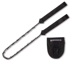 Woods Emergency Outdoor Survival Pocket Saw For Camping & Hiking, W/ Carry Case