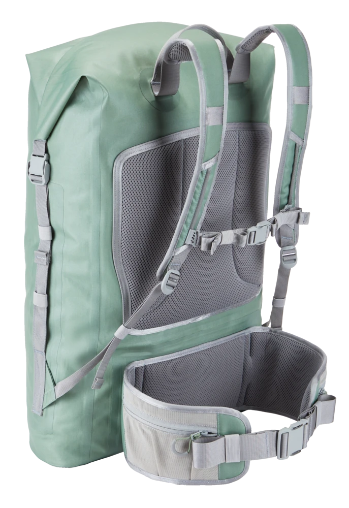 Woods Portage Roll Top Waterproof Dry Backpack For Camping/Hiking/Canoeing/Kayaking, 65-L - Image 5