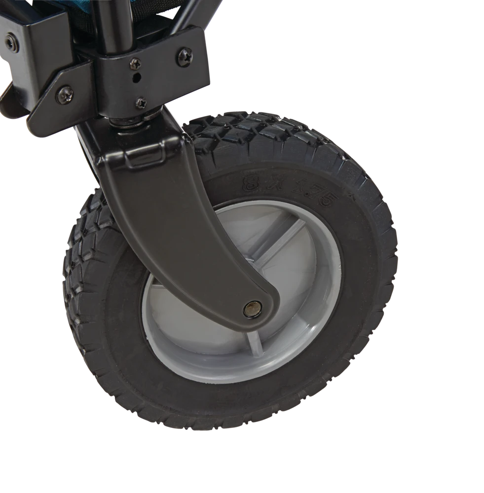 Woods Outdoor Collapsible Folding Utility Standard Wagon W/ Carry Bag, 150 Lb Capacity, Black - Image 2