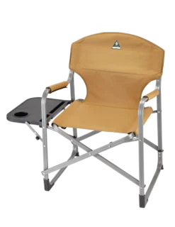 Woods Prospector Portable Folding Camping Chair W/ Side Table & Cup Holder