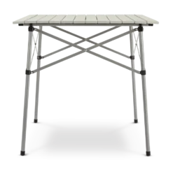 Woods Quad Portable Folding Lightweight Aluminium & Steel Camping Table W/ Carry Bag