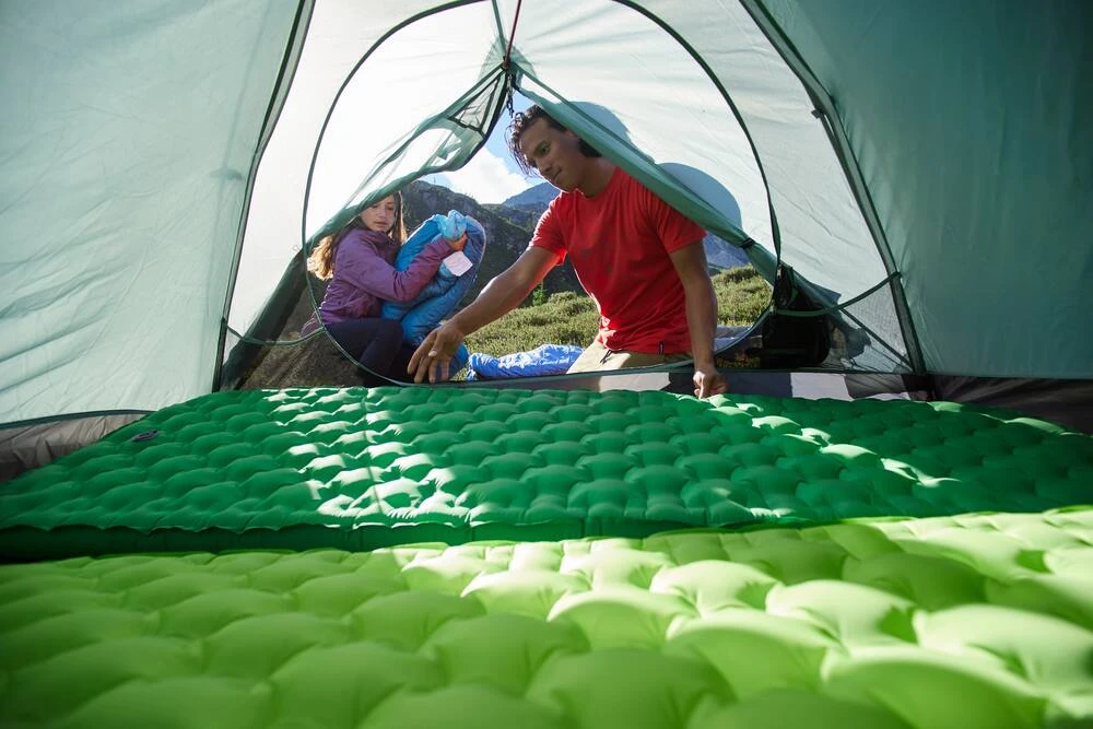 Woods Expedition Ultra-Light Revo RS Single Inflatable Camping Sleeping Pad/Air Mat With Repair Kit, 3.5-In - Image 6