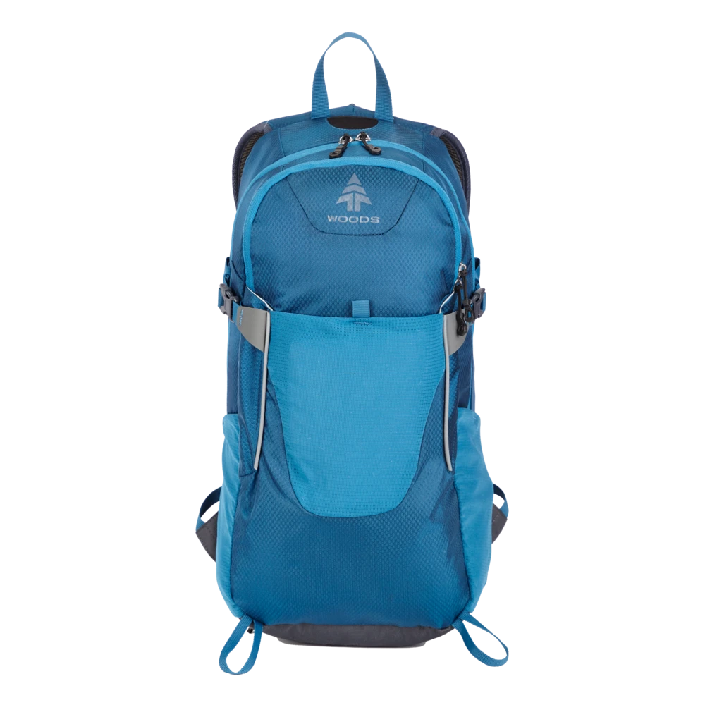 Woods Ridgeline Daypack, 2-Compartment Backpack For Hiking/Camping/Travel, Assorted, 28-L - Image 2