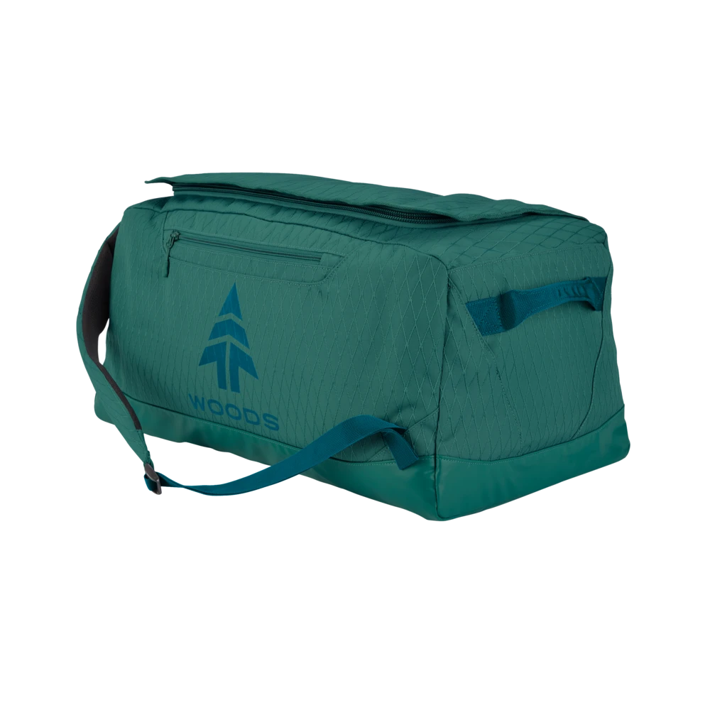 Woods Roam Lightweight Weekender Overnight Travel Duffle Bag W/ Backpack Straps, 65-L - Image 2