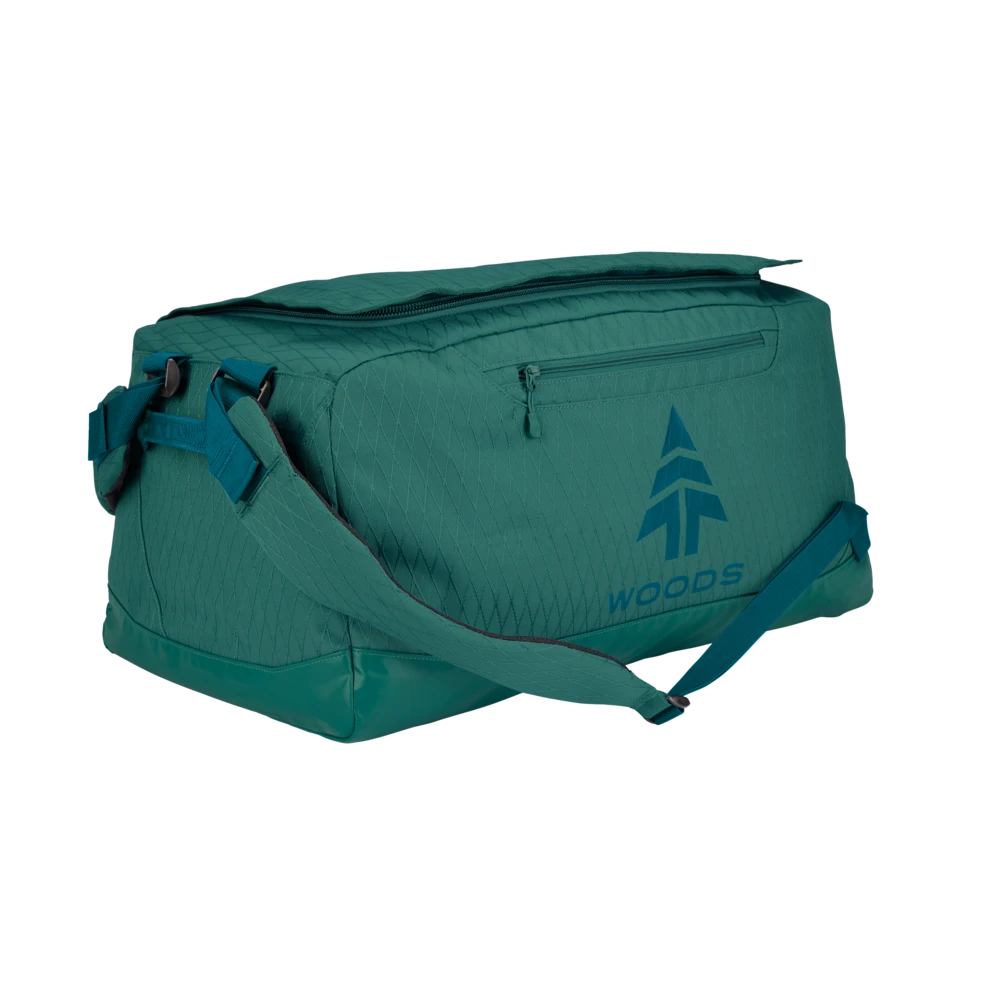 Woods Roam Lightweight Weekender Overnight Travel Duffle Bag W/ Backpack Straps, 65-L - Image 3