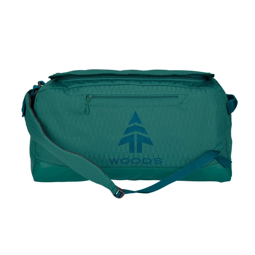 Woods Roam Lightweight Weekender Overnight Travel Duffle Bag W/ Backpack Straps, 65-L