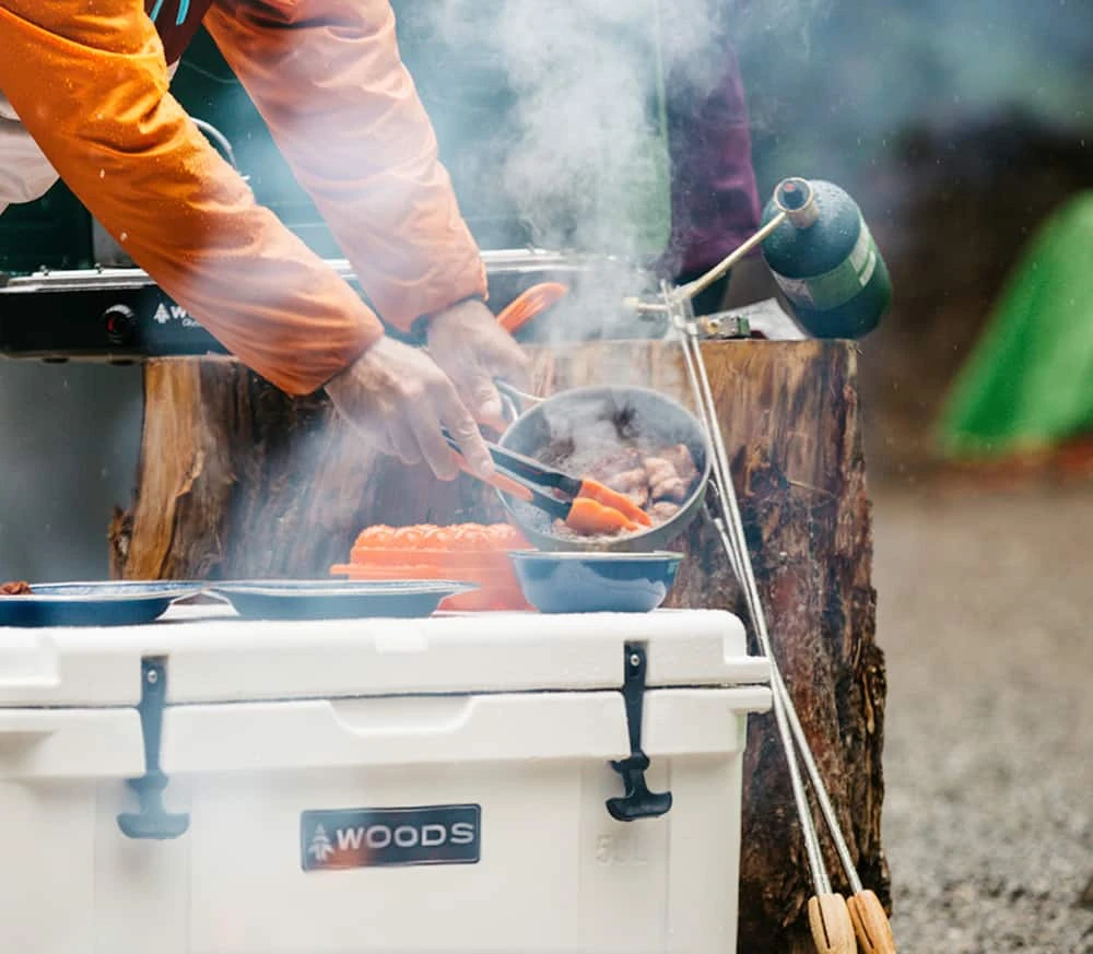 Woods ARCTIC Roto-Moulded Cooler, 55-L, Arctic White - Image 11