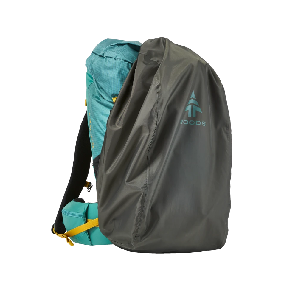 Woods Small/Medium Waterproof Backpack Rain Cover For Camping/Hiking, Fits Up To 45-L - Image 2