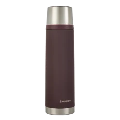 Woods⢠Stainless Steel Insulated Rubberized Vacuum Flask/Bottle, 1L