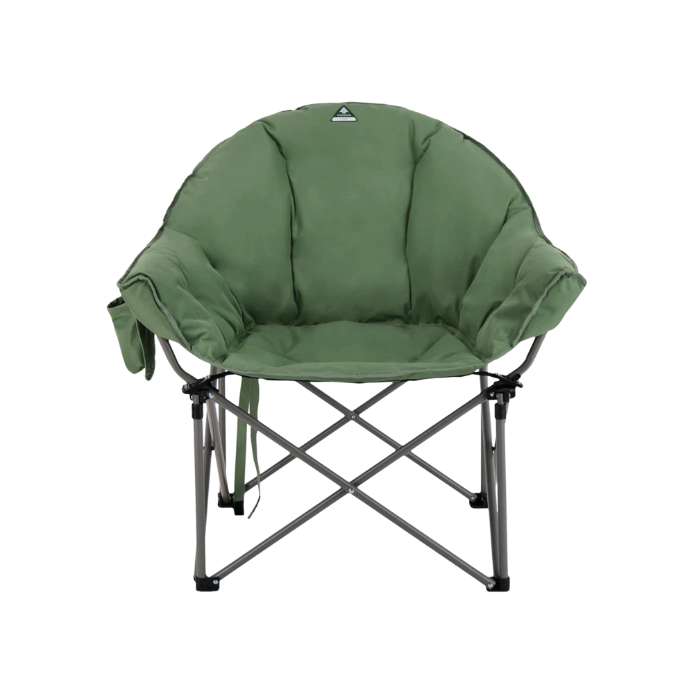 Woods Strathcona Fully Padded Portable Folding Camping Bucket Chair W/ Cup Holder & Carry Bag - Image 3