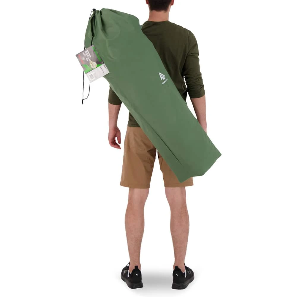 Woods Strathcona Fully Padded Portable Folding Camping Bucket Chair W/ Cup Holder & Carry Bag - Image 7