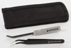 Woods Camping Tick Remover Set W/ Stainless Steel Tweezers, Prying Tool & Storage Case